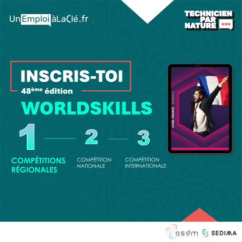 Inscris-toi à la 48ème édition des compétitions régionales WorldSkills !
